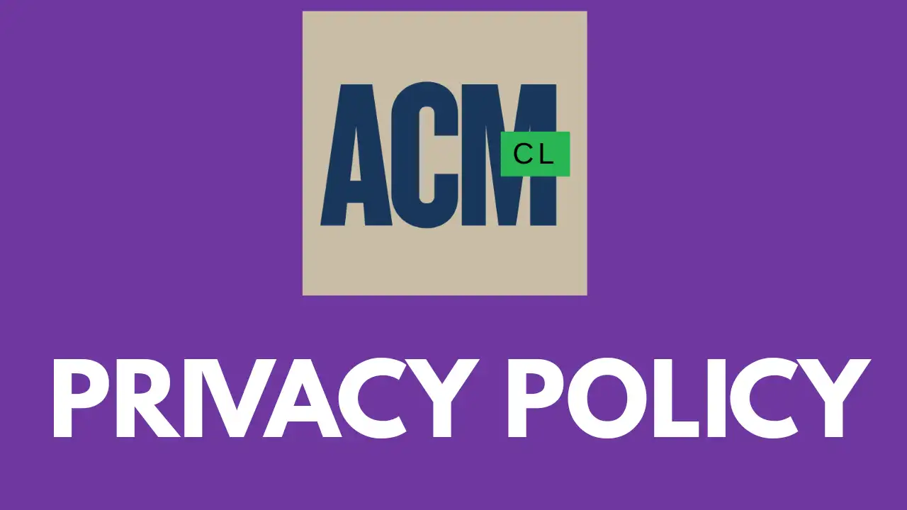 Privacy Policy - AcmclCollege
